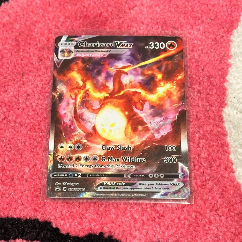 Charizard VMAX #SWSH261 – Pokémon Promo [Full Art Holo] – As Pictured